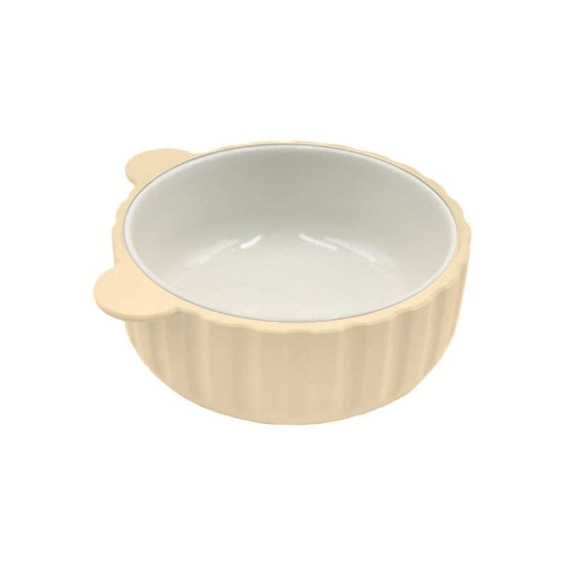 Vas de silicon pentru bebeluți cu inserție detașabilă anti-arși, strat interior ceramic sau oțel inoxidabil, pachet 2 bucăți, de la 6 luni