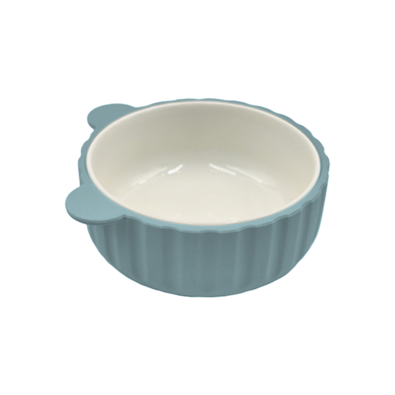 Vas de silicon pentru bebeluți cu inserție detașabilă anti-arși, strat interior ceramic sau oțel inoxidabil, pachet 2 bucăți, de la 6 luni