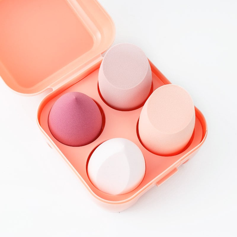 Markina grožio kempinė makiažui, kiaušinio formos, medžiaga: kempinė, 4 vnt