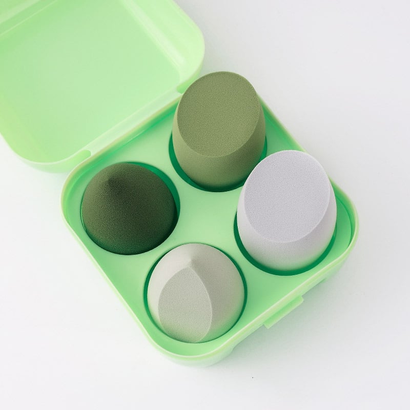 Markina grožio kempinė makiažui, kiaušinio formos, medžiaga: kempinė, 4 vnt