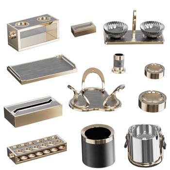 Rozsdamentes acél mikrofonállvány hamuval és pohártartóval – KTV asztali dekoráció, modern letisztult stílus, tároló funkció, 500 g