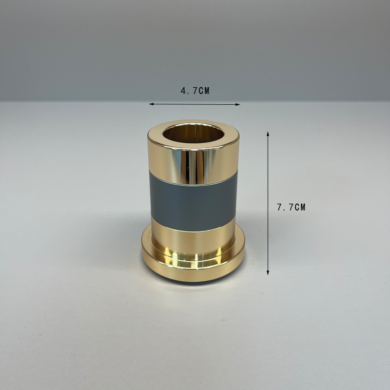 Rozsdamentes acél mikrofonállvány hamuval és pohártartóval – KTV asztali dekoráció, modern letisztult stílus, tároló funkció, 500 g