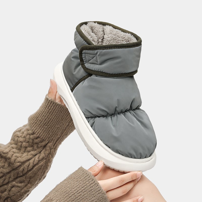 Papuci de casă unisex, căptuțiți cu fleece, talpă EVA, antiderapante, groși pentru căldură, înveliș la călcâi