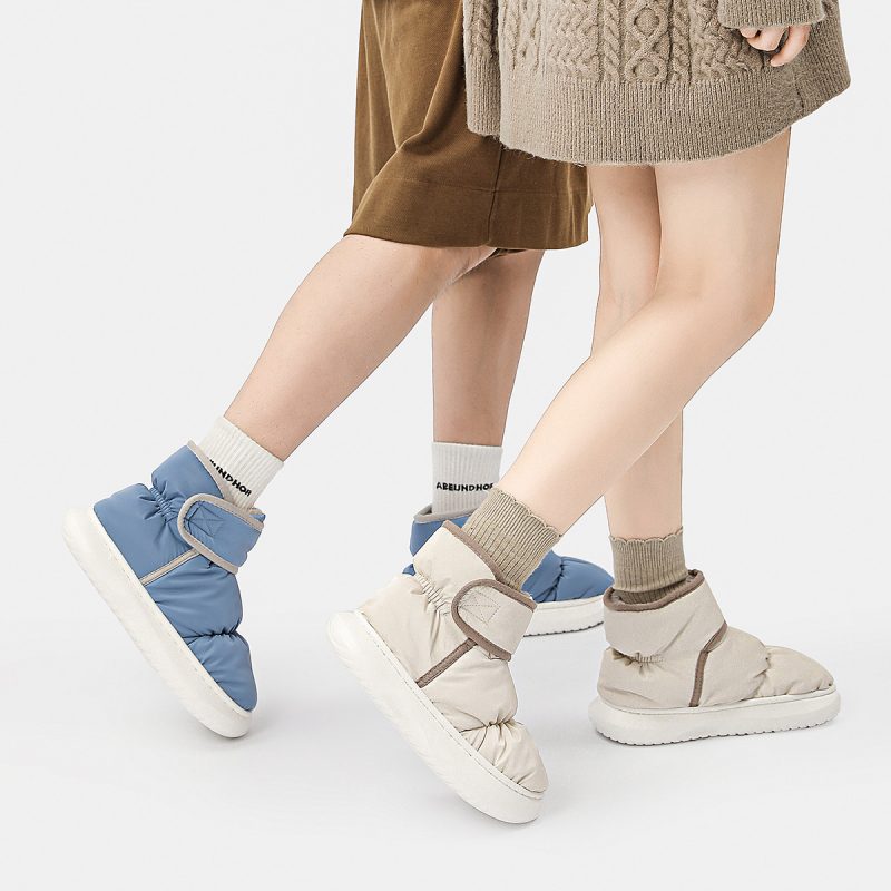 Papuci de casă unisex, căptuțiți cu fleece, talpă EVA, antiderapante, groși pentru căldură, înveliș la călcâi