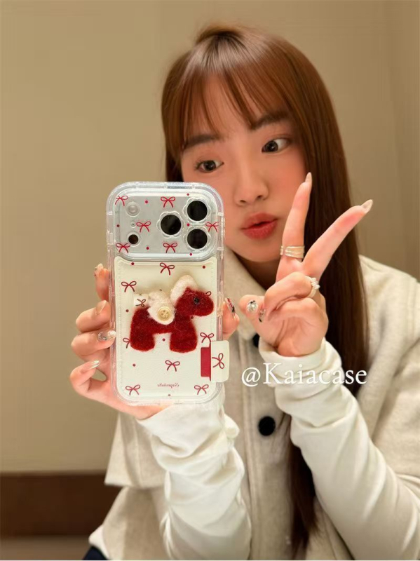 Защитен калъф за iPhone — Мека гума, релефна повърхност, удароустойчив, съвместим с Apple