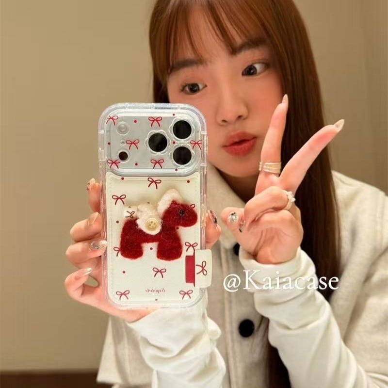 Защитен калъф за iPhone — Мека гума, релефна повърхност, удароустойчив, съвместим с Apple