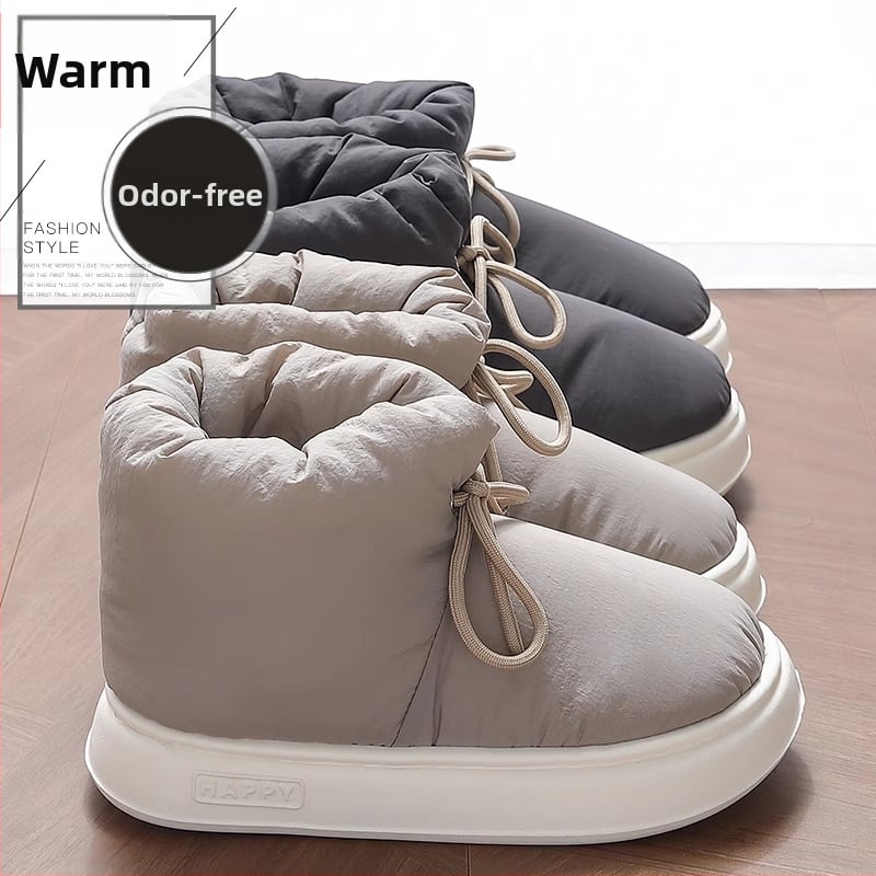 Papuci de casă unisex din EVA, talpă groasă, partea superioară înaltă, antiderapante și calde