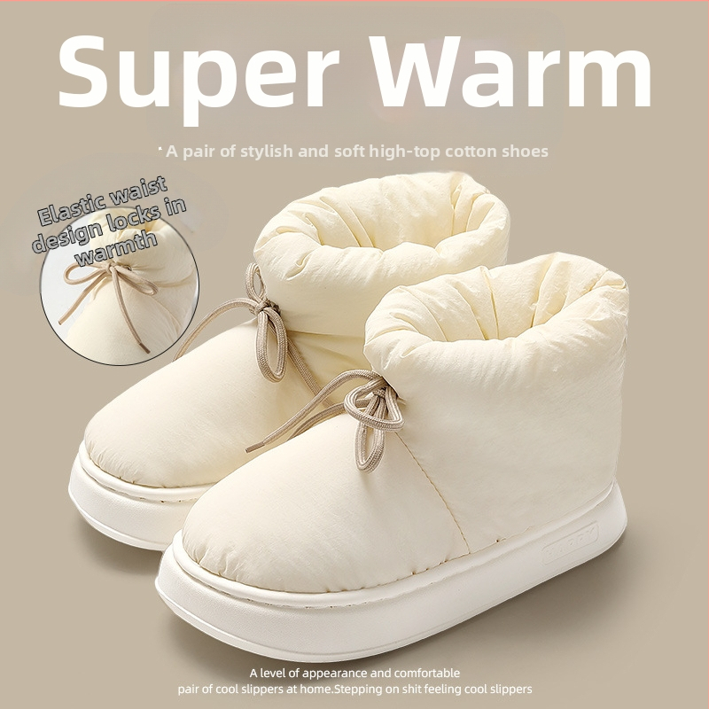 Papuci de casă unisex din EVA, talpă groasă, partea superioară înaltă, antiderapante și calde