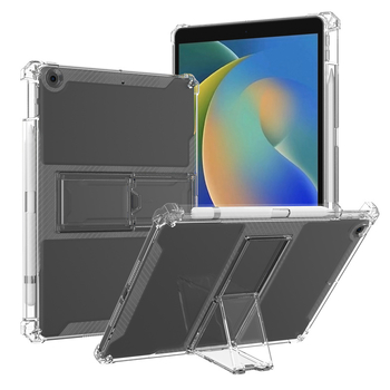 Carcasă TPU pentru iPad cu suport – design pliabil, șocproof, anti-cădere, disipare a căldurii, anti-amprentare, pentru iPad Apple