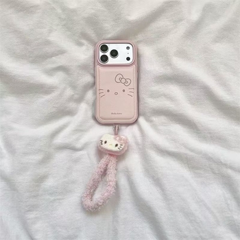 Калъф за iPhone Kitty Cat Expression — мека леплива основа, изпъкнал дизайн, против падане, за Apple iPhone