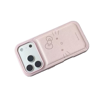 Калъф за iPhone Kitty Cat Expression — мека леплива основа, изпъкнал дизайн, против падане, за Apple iPhone