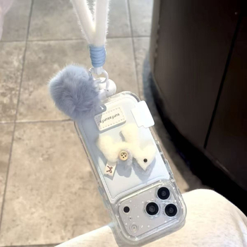 3D biely kôň náramok na zápästie pre Apple iPhone 13/14/15/17 Pro/Max — mäkká guma, reliéfna úprava, odolný voči nárazom