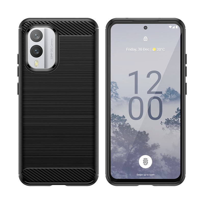 Θήκη Nokia X30 5G / G60 5G — TPU με βουρτσισμένη επιφάνεια, ανθεκτική σε πτώσεις, με βάση-στήριγμα και διαχείριση θερμότητας