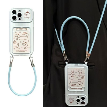 Калъф за Apple iPhone 17 Pro Max със шарка райетен дакел, ембосирана силиконова повърхност, защита срещу падане