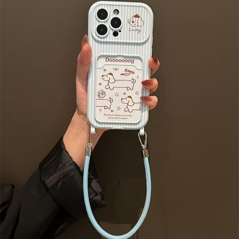 Калъф за Apple iPhone 17 Pro Max със шарка райетен дакел, ембосирана силиконова повърхност, защита срещу падане