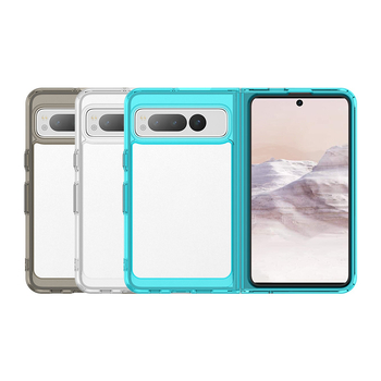 Google Pixel Fold TPU калъф — инжекционно формован, удароустойчив, защита от отпечатъци, против падане