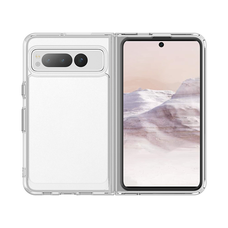 Google Pixel Fold TPU калъф — инжекционно формован, удароустойчив, защита от отпечатъци, против падане