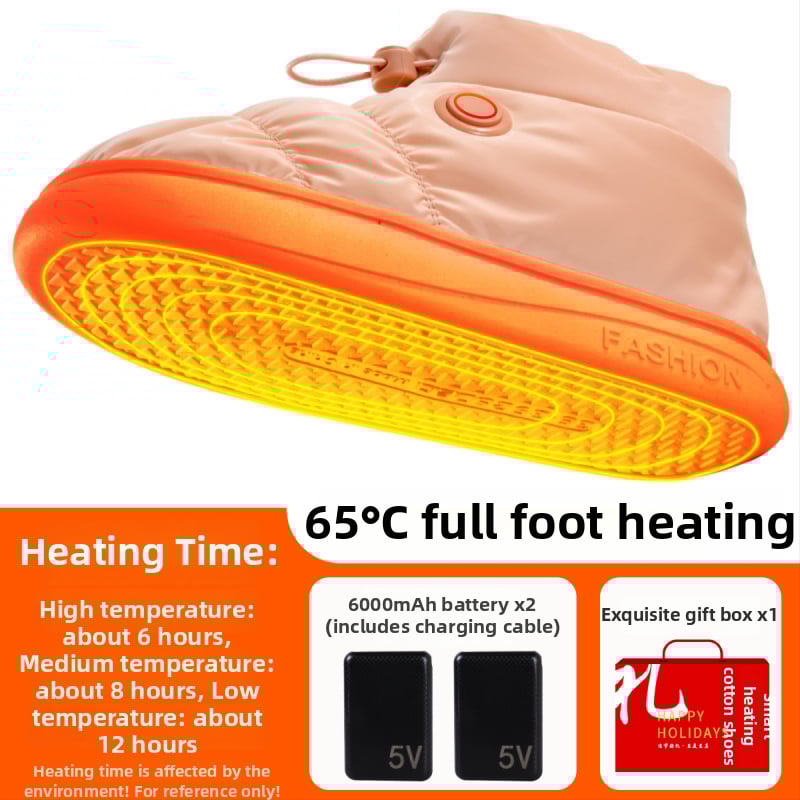 Unisex USB θερμαινόμενες παντόφλες με αφαιρούμενο και πλενόμενο βαμβακερό εσωτερικό για οικιακή και επαγγελματική χρήση