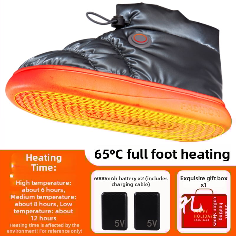 Unisex USB θερμαινόμενες παντόφλες με αφαιρούμενο και πλενόμενο βαμβακερό εσωτερικό για οικιακή και επαγγελματική χρήση