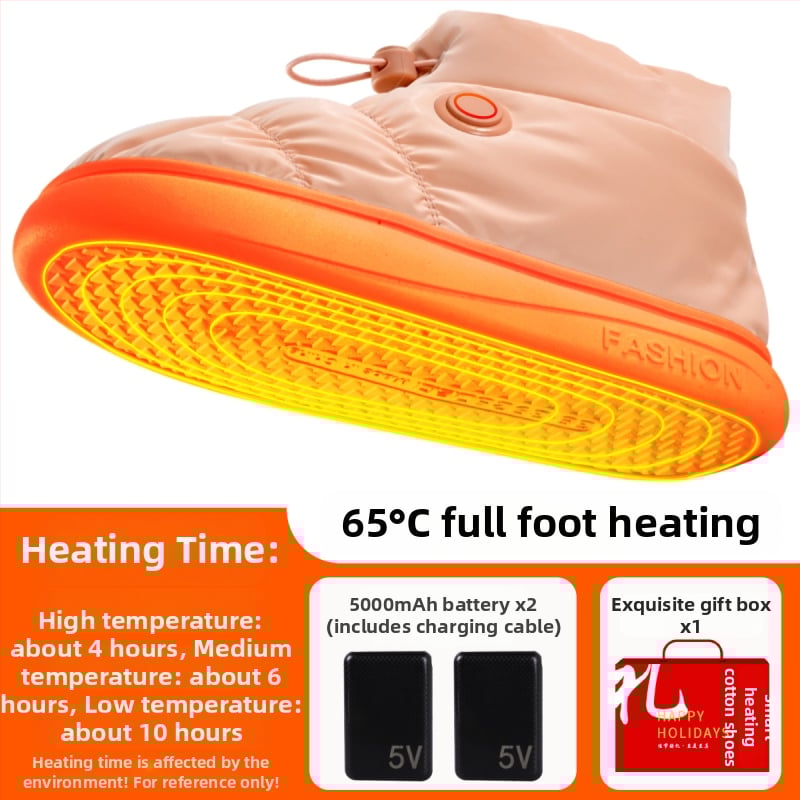 Unisex USB θερμαινόμενες παντόφλες με αφαιρούμενο και πλενόμενο βαμβακερό εσωτερικό για οικιακή και επαγγελματική χρήση