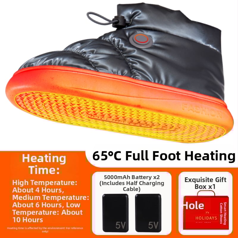 Unisex USB θερμαινόμενες παντόφλες με αφαιρούμενο και πλενόμενο βαμβακερό εσωτερικό για οικιακή και επαγγελματική χρήση