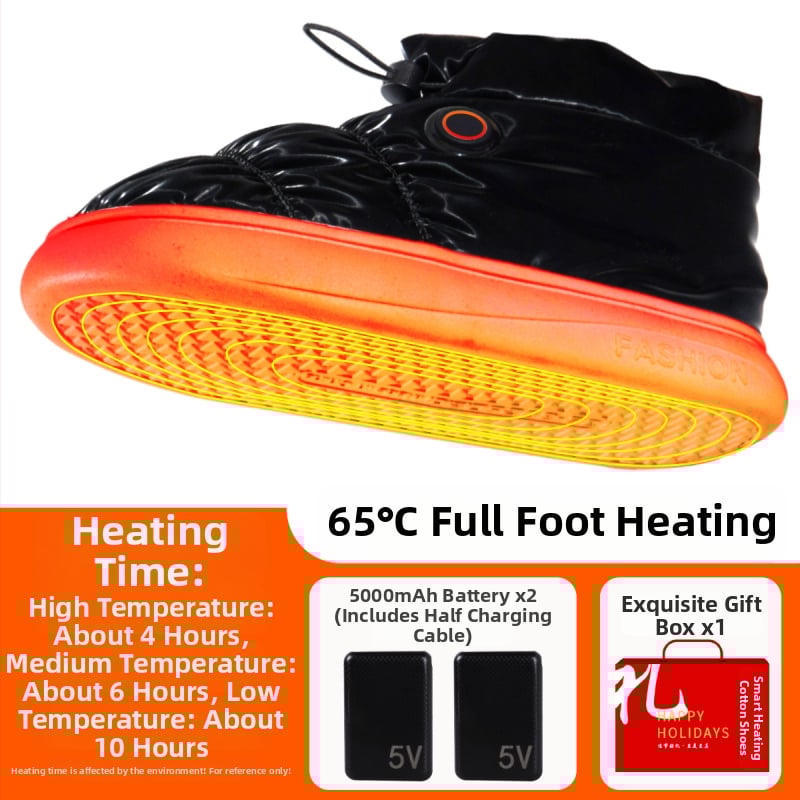 Unisex USB θερμαινόμενες παντόφλες με αφαιρούμενο και πλενόμενο βαμβακερό εσωτερικό για οικιακή και επαγγελματική χρήση