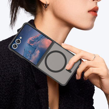 Pouzdro pre Galaxy Z Flip7 a Z Fold7, PC+TPU materiál s dojmom kože, matný povrch, nárazuvzdorné, ochrana proti pádu, odvádzanie tepla, proti otlačkom prstov