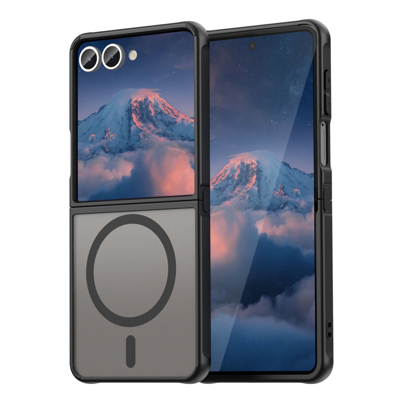 Pouzdro pre Galaxy Z Flip7 a Z Fold7, PC+TPU materiál s dojmom kože, matný povrch, nárazuvzdorné, ochrana proti pádu, odvádzanie tepla, proti otlačkom prstov