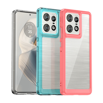 Husă pentru telefon Moto Edge50Pro – TPU, spate turnat prin injecție, rezistentă la șocuri, anti-amprentă, disipare căldură, pentru Moto G64/G04S/G24 5G