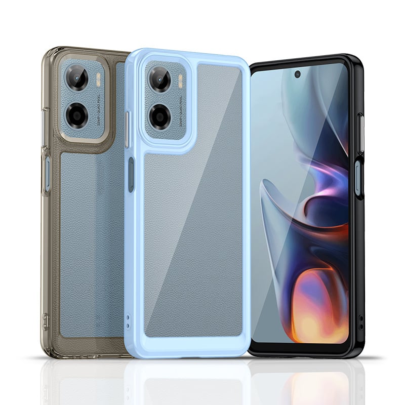 TPU kryt na Moto G05/G15/G75, s plným krytím, vyrábaný vstrekovaním, odolný proti otrasom, proti odtlačkom prstov a rozptylu tepla