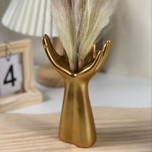 Βάζο λουλουδιών από ρητίνη, στυλ Instagram, δημιουργικός μινιμαλιστικός σχεδιασμός — μάρκα Far away; υλικό: ρητίνη; τεχνική: επεξεργασία ρητίνης