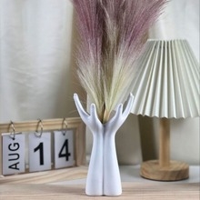 Βάζο λουλουδιών από ρητίνη, στυλ Instagram, δημιουργικός μινιμαλιστικός σχεδιασμός — μάρκα Far away; υλικό: ρητίνη; τεχνική: επεξεργασία ρητίνης