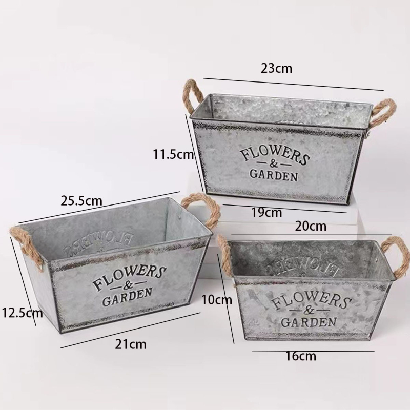 Vasból készült szukkulens virágtartó készlet, vintage kopott hatás, amerikai stílus, félig kézműves