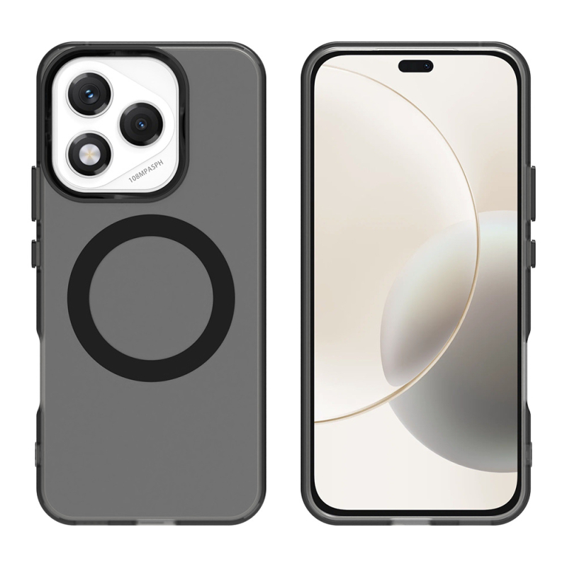 Carcasă magnetică mată pentru Honor 400Lite — construcție TPU+PC+PET, anti-cadere, anti-amprentă, disipare căldură