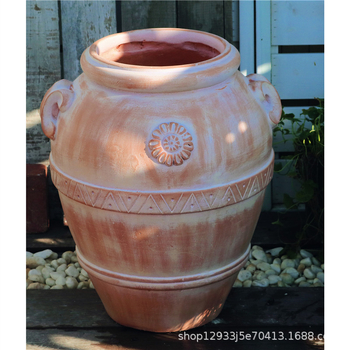 Magnézium-oxid virágtartó - anyag: magnézium-oxid; feldolgozás: szobrászat; import nélkül; alkalmas személyes ajándékként