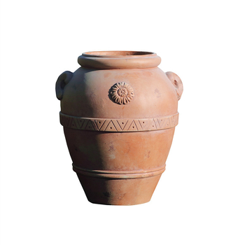 Magnézium-oxid virágtartó - anyag: magnézium-oxid; feldolgozás: szobrászat; import nélkül; alkalmas személyes ajándékként