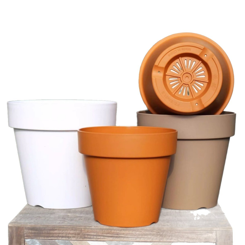 Saksija za cvijeće od smole i imitacijske keramike, prozračna, otporna na deformacije i koroziju, čvrsta i izdržljiva, štednja vode, za zidnu montažu, modularna, stolna, podna ili viseća