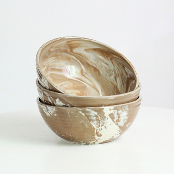 Keramički lonac za hidroponiku, stolna upotreba, mramorni uzorak, izdržljiv