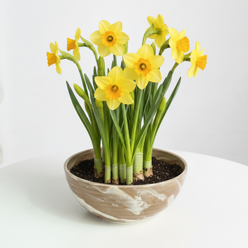 Keramički lonac za hidroponiku, stolna upotreba, mramorni uzorak, izdržljiv