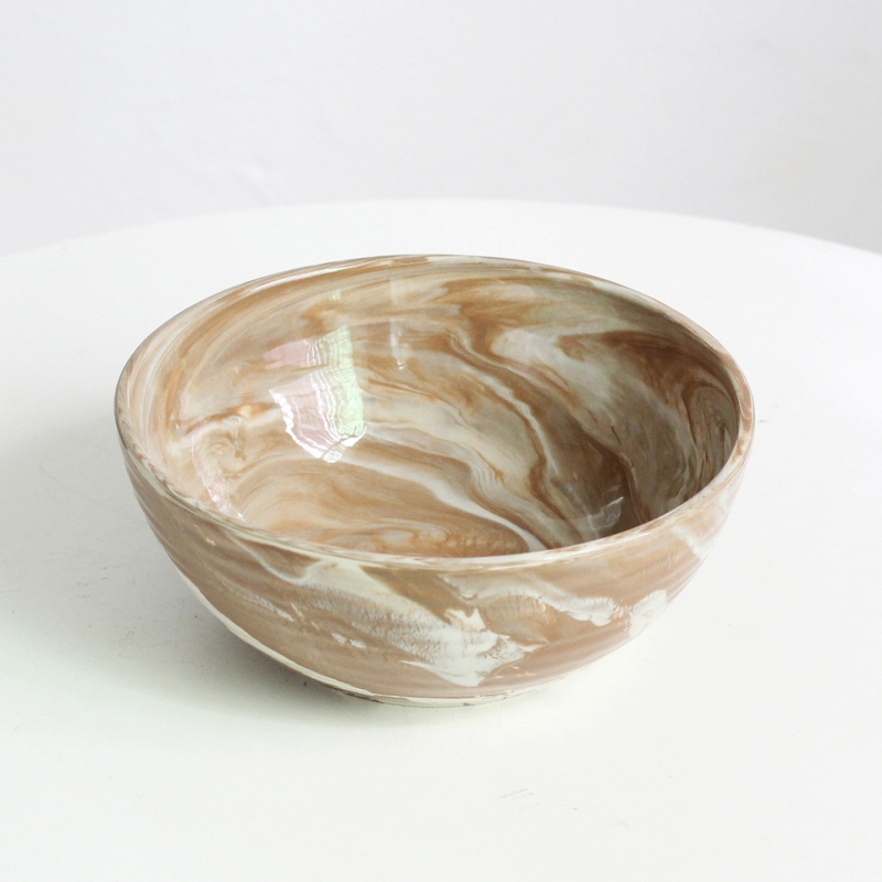 Keramički lonac za hidroponiku, stolna upotreba, mramorni uzorak, izdržljiv