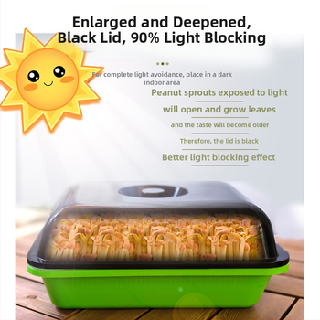 Posuda za sjemenje/rasad za hidroponsko uzgoj — PP injekcijski oblikovani plastični materijal, izdržljiv i otporan na koroziju, za stolnu ili slobodnostojeću upotrebu, kućno balkon vrtlarenje