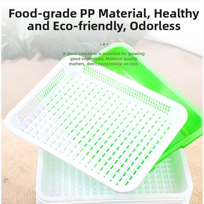 Posuda za sjemenje/rasad za hidroponsko uzgoj — PP injekcijski oblikovani plastični materijal, izdržljiv i otporan na koroziju, za stolnu ili slobodnostojeću upotrebu, kućno balkon vrtlarenje