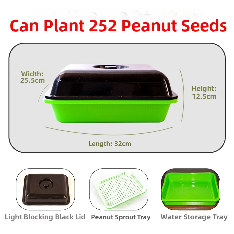 Posuda za sjemenje/rasad za hidroponsko uzgoj — PP injekcijski oblikovani plastični materijal, izdržljiv i otporan na koroziju, za stolnu ili slobodnostojeću upotrebu, kućno balkon vrtlarenje