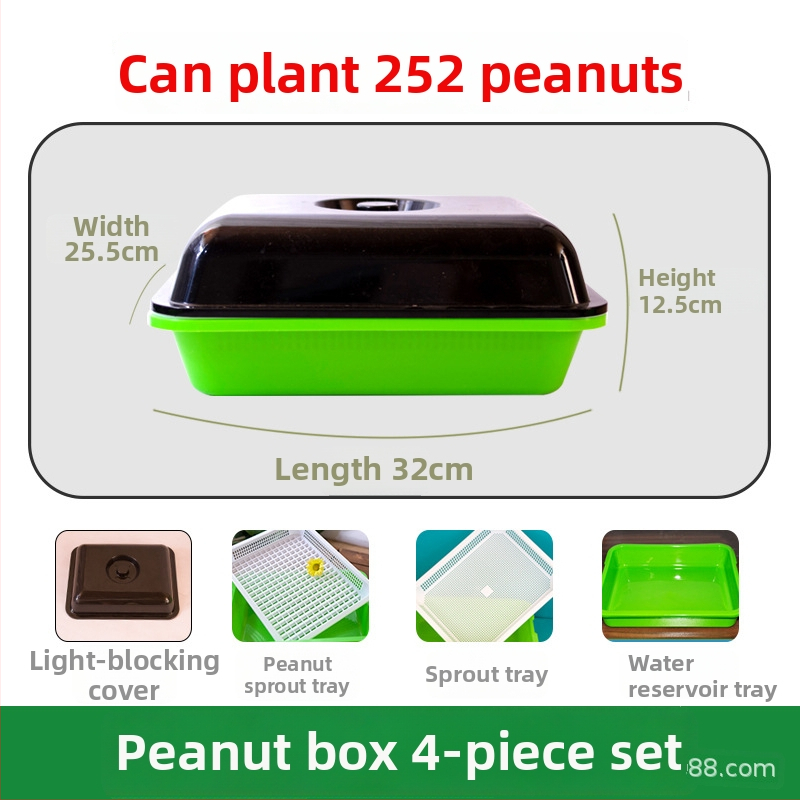 Posuda za sjemenje/rasad za hidroponsko uzgoj — PP injekcijski oblikovani plastični materijal, izdržljiv i otporan na koroziju, za stolnu ili slobodnostojeću upotrebu, kućno balkon vrtlarenje