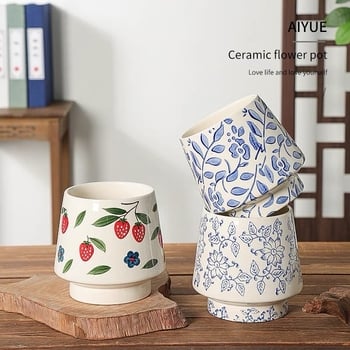 Keramički lonac za cvijeće za stolnu upotrebu, pogodan za orhideje