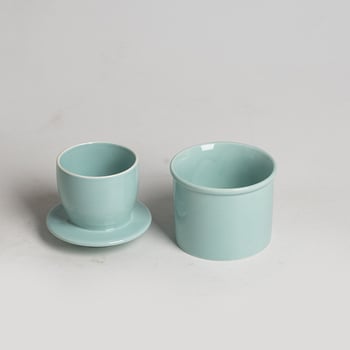 HELNBER керамичен буркан за масло с капак, модерен прост стил, премиум качество