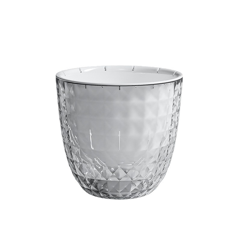 Plastični lonac za cvijeće za stol ili pod, jednopločno oblikovan, proziran, otporan na koroziju, štednja vode