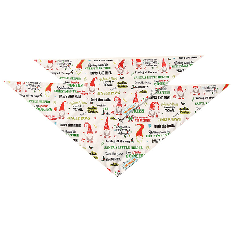 Τρίγωνο φουλάρι για σκύλους, Ink attack, βαμβάκι, καρτούν μοτίβο, απλό ύφανση, εκτύπωση