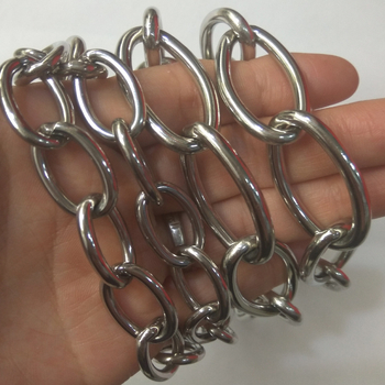 Ανοξείδωτο κολάρο σκύλου τύπου P για εκπαίδευση και έλεγχο