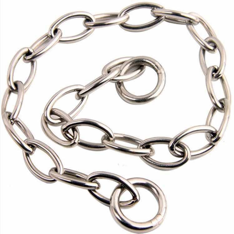 Ανοξείδωτο κολάρο σκύλου τύπου P για εκπαίδευση και έλεγχο